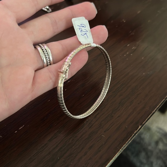 Jewelry 925 Sterling Silver Omega Bracelet Poshmark